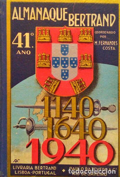 Libros antiguos: FERNANDES COSTA. (Maria) - ALMANAQUE BERTRAND 1940. - Foto 1