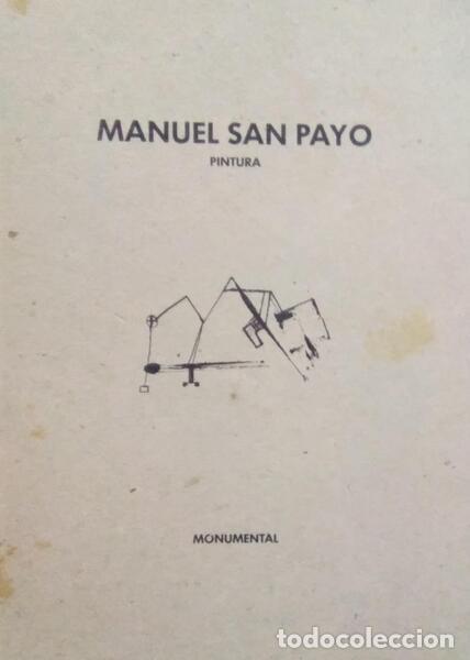 Libros antiguos: MANUEL SAN PAYO, PINTURA. - Foto 1