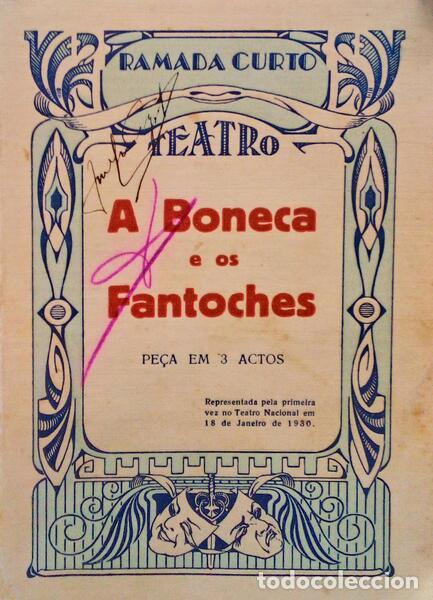 Libros antiguos: RAMADA CURTO. (Amilcar da Silva) - A BONECA E OS FANTOCHES. - Foto 1