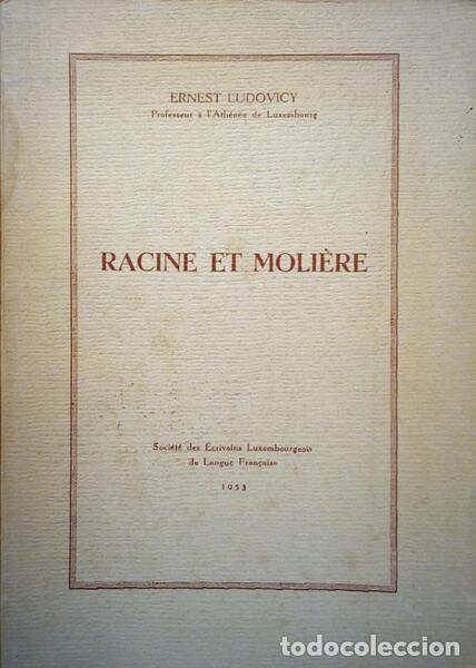 Antiquarische B&uuml;cher: LUDOVICY. (Ernest) - RACINE ET MOLI&Egrave;RE.