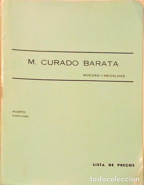 Libros antiguos: MOEDAS-MEDALHAS, M. CURADO BARATA.