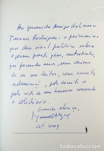Libros antiguos: ALEGRE. (Manuel) - POESIA. [DEDICAT&Oacute;RIA] - Foto 3