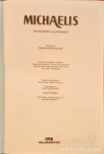 Libri antichi: PIETZSCHKE. (Fritz) e Franz Wimmer. - MICHAELIS, DICION&Aacute;RIO ILUSTRADO. [4 VOLS.]