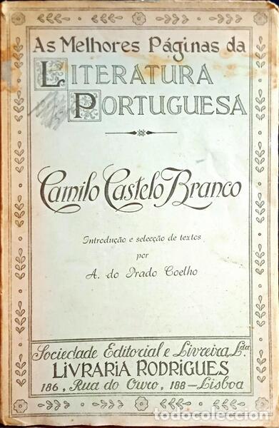 Libros antiguos: CASTELO BRANCO. (Camilo) - CAMILO CASTELO BRANCO. - Foto 1