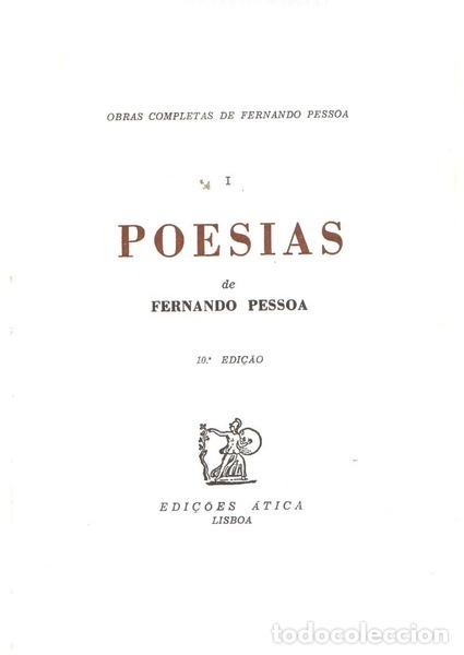 Libros antiguos: PESSOA. (Fernando) - POESIAS. - Foto 2