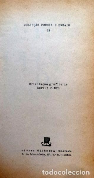 Libros antiguos: ALEGRE. (Manuel) - PRA&Ccedil;A DA CAN&Ccedil;&Atilde;O. [2.&ordf; EDI&Ccedil;&Atilde;O, ULISSEIA] - Foto 2