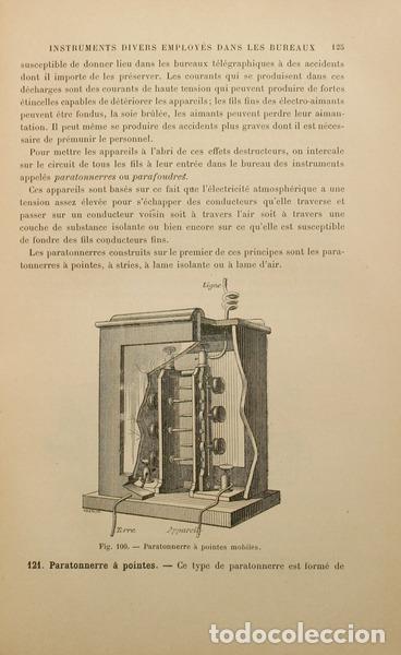 Libros antiguos: THOMAS. (Hippolyte) - TRAIT&Eacute; DE T&Eacute;L&Eacute;GRAPHIE &Eacute;LECTRIQUE. - Foto 2