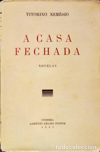 Libros antiguos: NEM&Eacute;SIO. (Vitorino) - A CASA FECHADA. - Foto 1