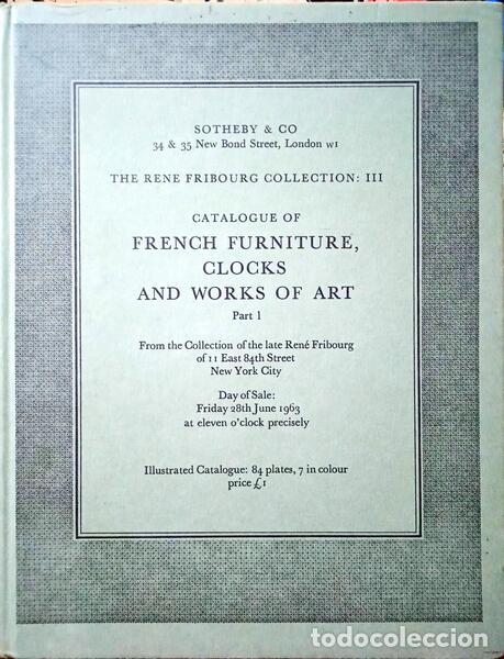 Libri antichi: CATALOGUE OF 18TH-CENTURY FRENCH FURNITURE CLOCKS AND WORKS OF ART.
