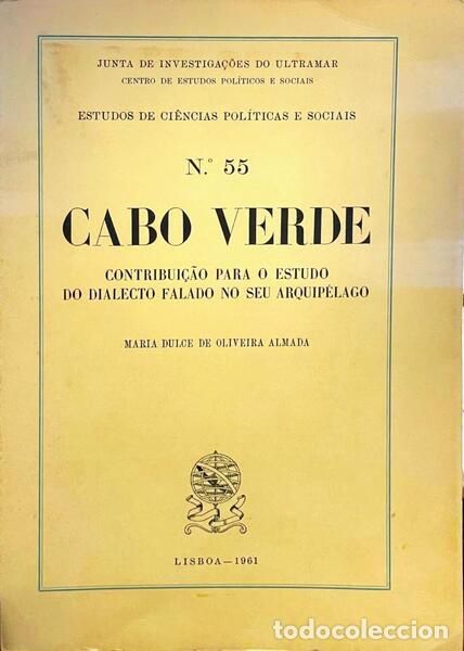 Libros antiguos: OLIVEIRA ALMADA. (Maria Dulce de) - CABO VERDE. - Foto 1