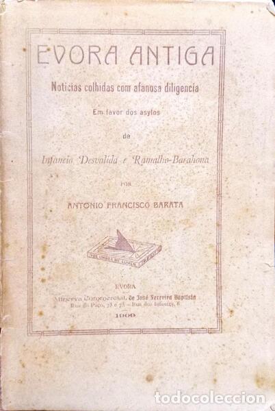Libros antiguos: BARATA. (Ant&oacute;nio Francisco) - EVORA ANTIGA. - Foto 1