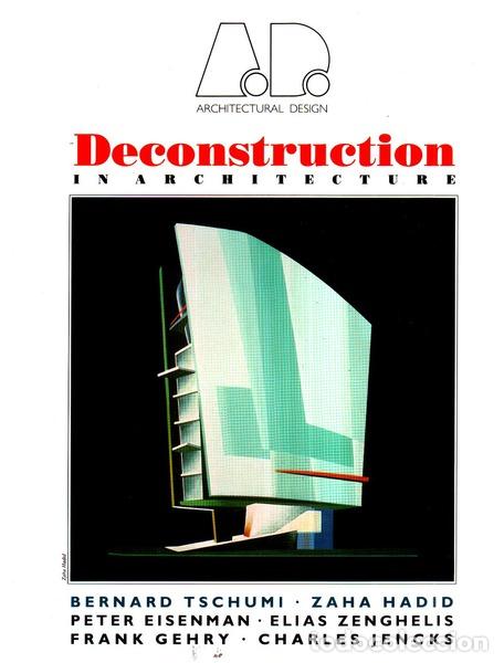 Libros antiguos: DECONSTRUCTION IN ARCHITECTURE. - Foto 1