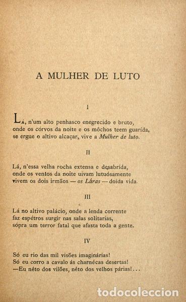 Libros antiguos: GOMES LEAL. - A MULHER DE LUTO. - Foto 2