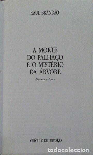 Libros antiguos: BRAND&Atilde;O. (Ra&uacute;l) - A MORTE DO PALHA&Ccedil;O E O MIST&Eacute;RIO DA &Aacute;RVORE. - Foto 1