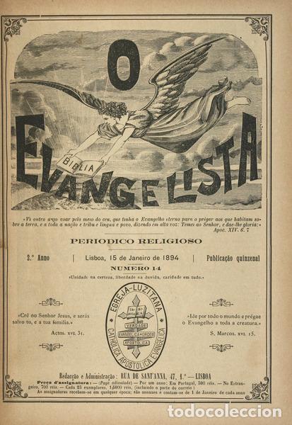 Libri antichi: EVANGELISTA (O), PERIODICO RELIGIOSO. [1894]