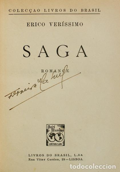 Libros antiguos: VER&Iacute;SSIMO. (Erico) - SAGA. - Foto 1