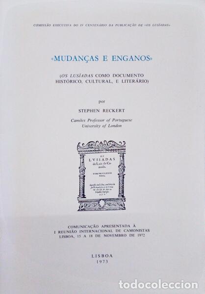 Libri antichi: RECKERT. (Stephen) - MUDAN&Ccedil;AS E ENGANOS.