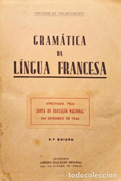 Libri antichi: VILLAR DE ALLEN. (Visconde de) - GRAM&Aacute;TICA FRANCESA.