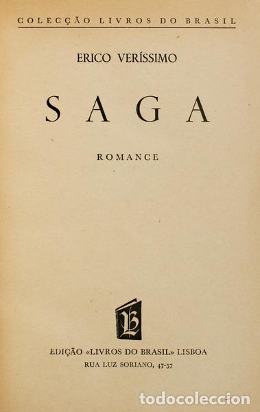 Libros antiguos: VER&Iacute;SSIMO. (Erico) - SAGA. - Foto 1