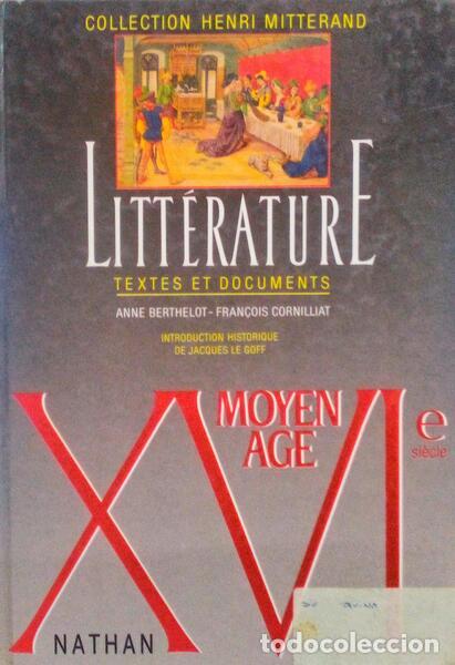 Libros antiguos: MITTERRAND. (Henri) - LITT&Eacute;RATURE: TEXTES ET DOCUMENTS. - Foto 2