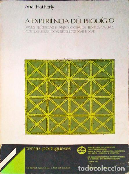 Libros antiguos: HATHERLY. (Ana) - A EXPERI&Ecirc;NCIA DO PROD&Iacute;GIO. - Foto 1