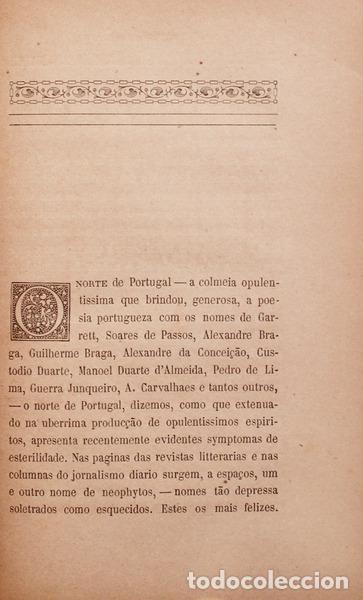 Libros antiguos: LACERDA. (Narciso de) e outros. - OS CANTICOS DA AURORA E A CRITICA. - Foto 2