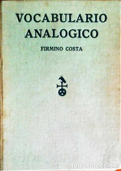 Antiquarische B&uuml;cher: COSTA. (Firmino) - VOCABULARIO ANALOGICO