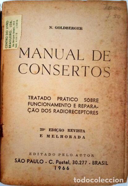 Libri antichi: GOLDBERGER. (N.) - MANUAL DE CONCERTOS.