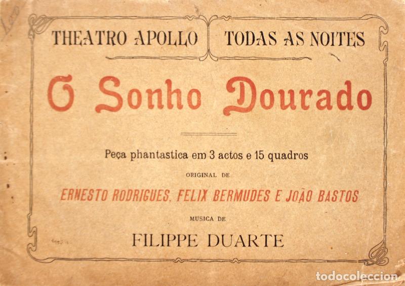 Libri antichi: RODRIGUES. (Ernesto) - O SONHO DOURADO.