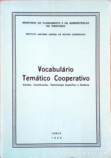 Libri antichi: VOCABUL&Aacute;RIO TEM&Aacute;TICO COOPERATIVO.