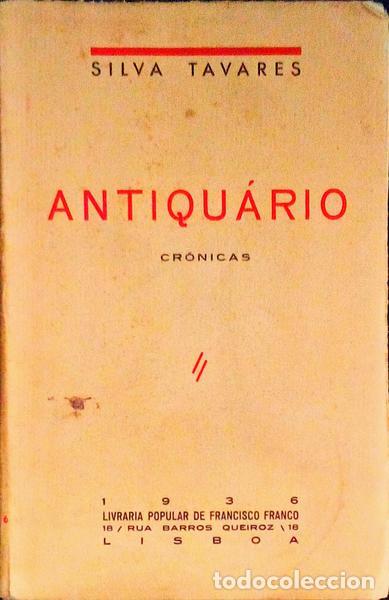 Libros antiguos: SILVA TAVARES. - ANTIQU&Aacute;RIO. - Foto 1