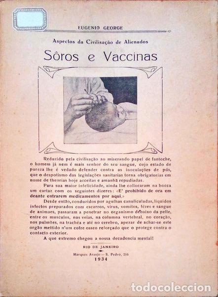 Libros antiguos: GEORGE. (Eugenio) - S&Ocirc;ROS E VACINAS. - Foto 1