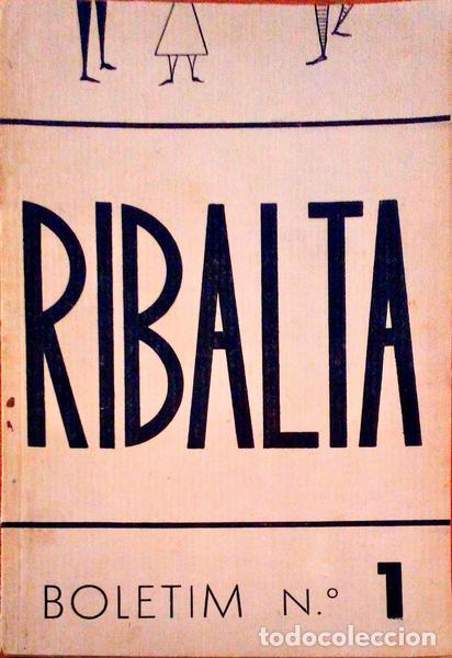 Libros antiguos: RIBALTA. BOLETIM N&ordm;1. - Foto 1