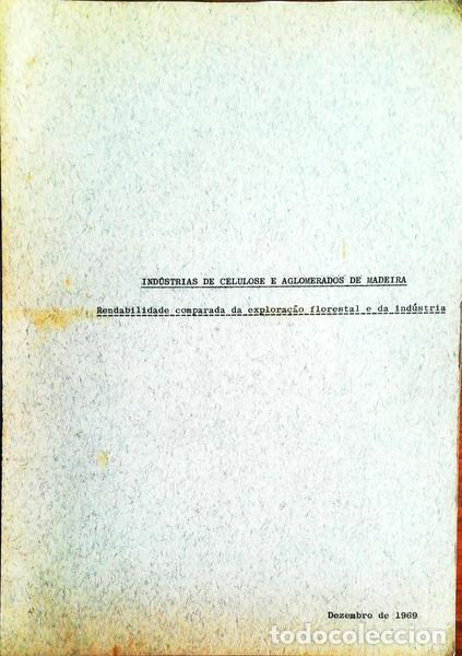 Old books: IND&Uacute;STRIAS DE CELULOSE E AGLOMERADOS DE MADEIRA DA A.I.P.