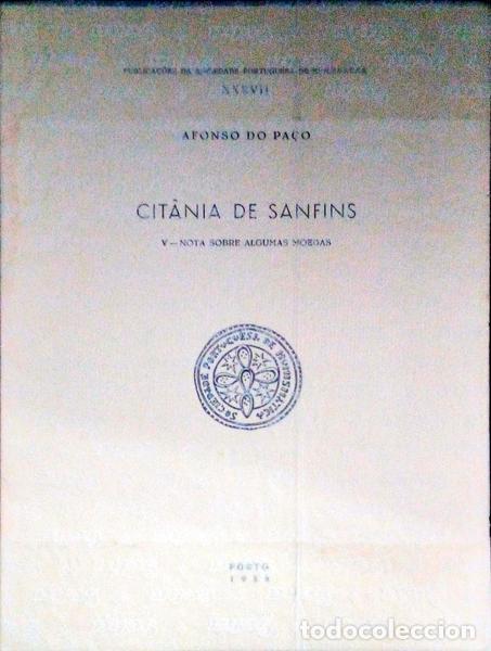 Libros antiguos: PA&Ccedil;O. (Afonso do) - CIT&Acirc;NIA DE SANFINS. - Foto 1
