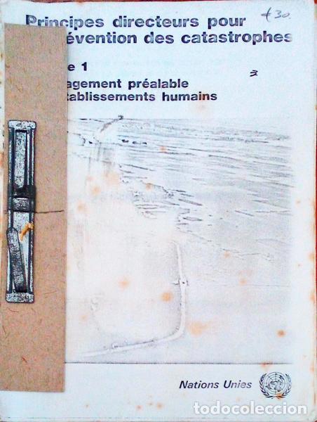 Antiquarische B&uuml;cher: PRINCIPES DIRECTEURS POUR LA PREVENTION DES CATASTROPHES.