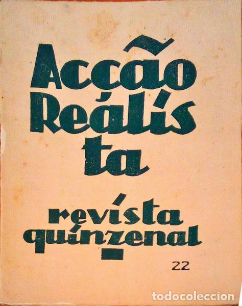 Libros antiguos: GON&Ccedil;ALVES. (Ernesto) - AC&Ccedil;&Atilde;O REALISTA. - Foto 1