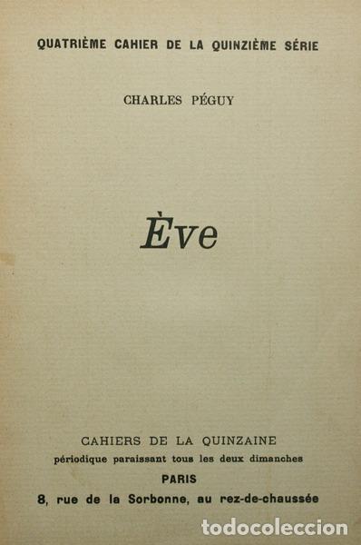 Old books: P&Eacute;GUY. (Charles) - &Egrave;VE.