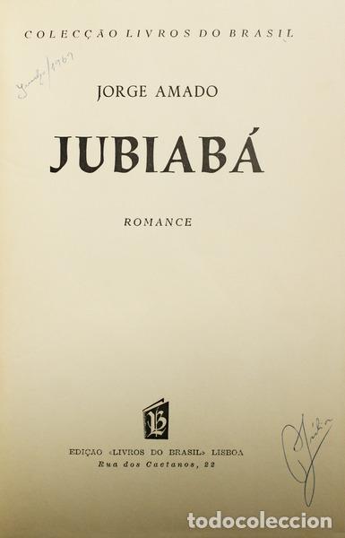 Libros antiguos: AMADO. (Jorge) - JUBIAB&Aacute;. - Foto 1