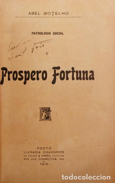 Libros antiguos: BOTELHO. (Abel) - PROSPERO FORTUNA. - Foto 1