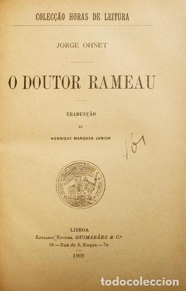 Libros antiguos: OHNET. (Georges) - O DOUTOR RAMEAU. - Foto 1