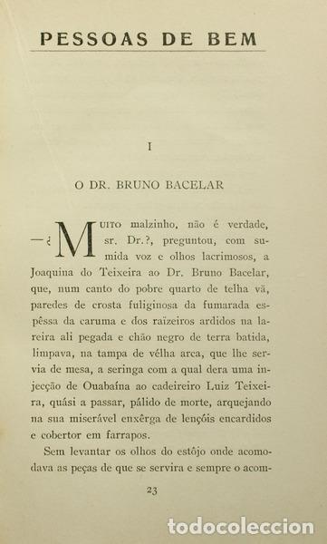 Libros antiguos: FIGUEIREDO. (Antero de) - PESSOAS DE BEM. - Foto 2