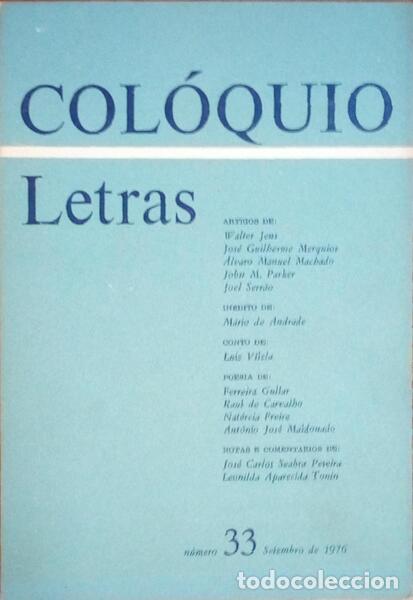Libros antiguos: COL&Oacute;QUIO LETRAS, N.&ordm; 33, SETEMBRO 1976. - Foto 1
