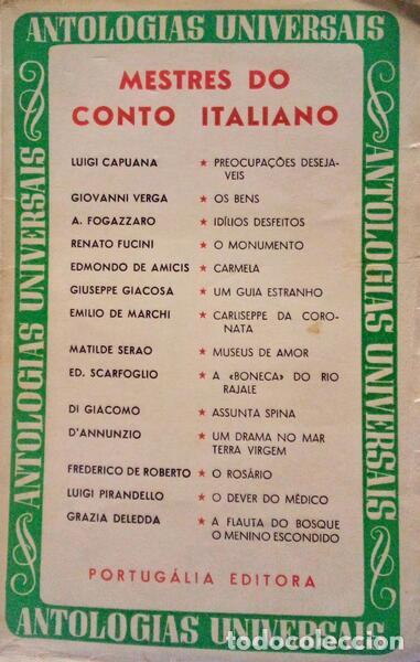 Libros antiguos: MESTRES DO CONTO ITALIANO.