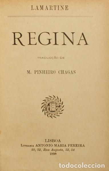 Antiquarische B&uuml;cher: LAMARTINE. (Alphonse de) - REGINA.