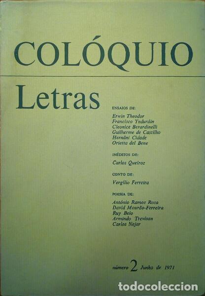 Libros antiguos: COL&Oacute;QUIO LETRAS, N.&ordm; 2, JUNHO 1971. - Foto 1