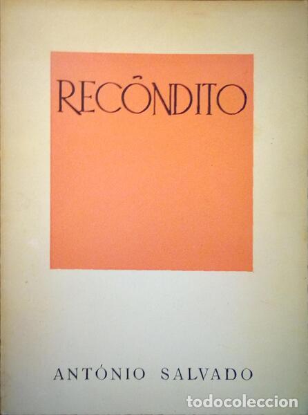Libros antiguos: SALVADO. (Ant&oacute;nio) - REC&Ocirc;NDITO. - Foto 1