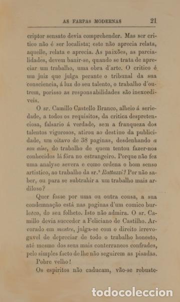 Libros antiguos: VAZ. (G&eacute;rio) - AS FARPAS MODERNAS. - Foto 3