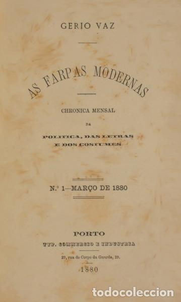Libros antiguos: VAZ. (G&eacute;rio) - AS FARPAS MODERNAS. - Foto 1