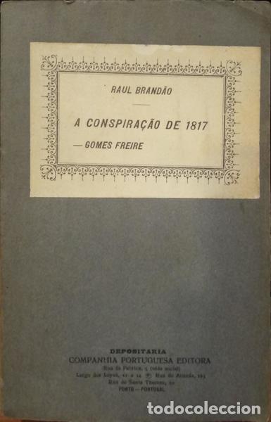 Libros antiguos: BRAND&Atilde;O. (Raul) - A CONSPIRA&Ccedil;&Atilde;O DE 1817. - Foto 1